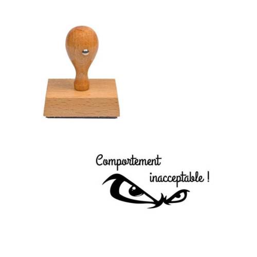 Tampon enseignant comportement inaceptable n°185 Tampon enseignant comportement inaceptable n°185