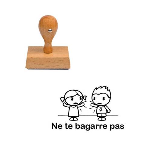 Tampon enseignant ne te bagarre pas n°189 Tampon enseignant ne te bagarre pas n°189