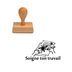 Tampon enseignant soigne ton travail n°192