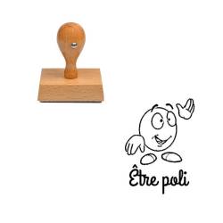 Tampon enseignant être poli n°197