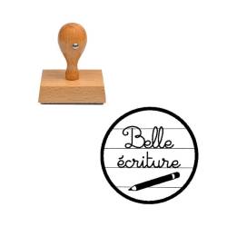 Tampon enseignant belle écriture rond n°201