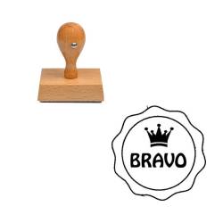 Tampon enseignant bravo couronne n°204