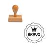 Tampon enseignant bravo couronne n°204