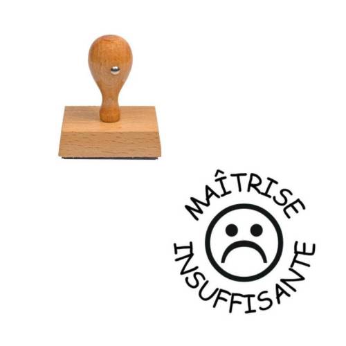 Tampon smiley maîtrise insuffisante n°238 Tampon smiley maîtrise insuffisante n°238