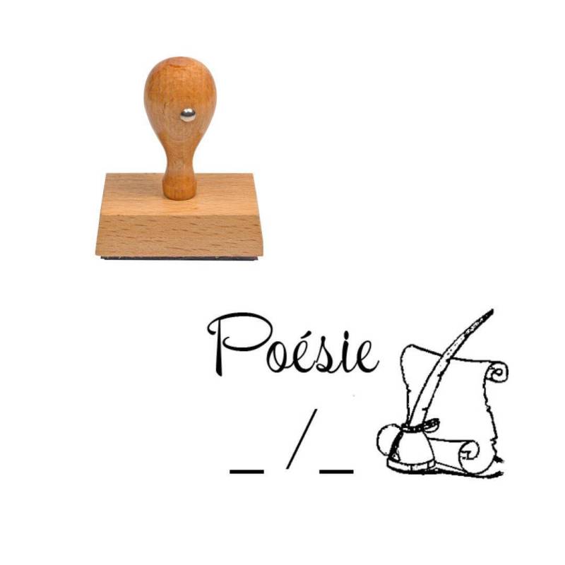 Tampon enseignant poésie n°2467