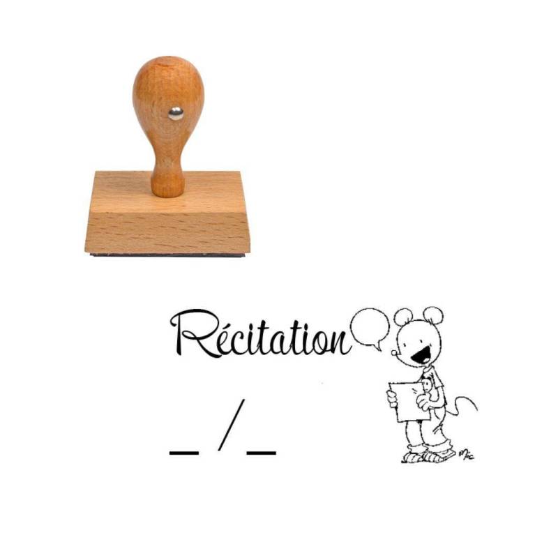 Tampon enseignant récitation n°251