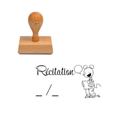 Tampon enseignant récitation n°251