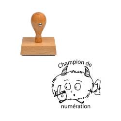 Tampon enseignant champion de numération n°290