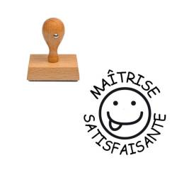 Tampon smiley maîtrise satisfaisante qui tire la langue n°243
