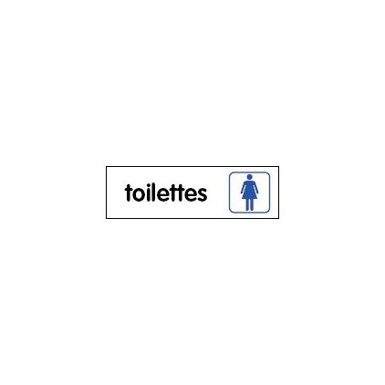 Plaque toilettes femmes