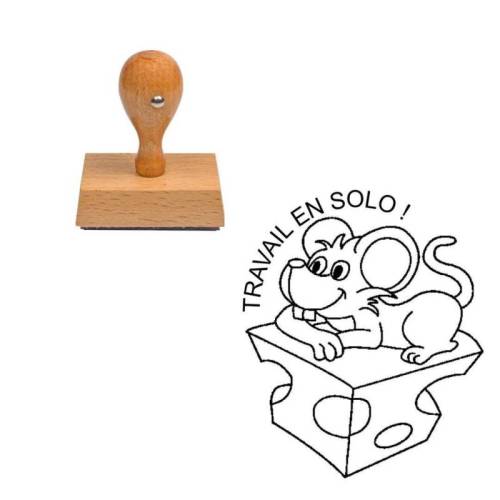 Tampon enseignant Travail en solo n°323