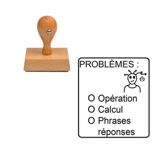 Tampon enseignant Problèmes évaluation n°339 Tampon enseignant Problèmes évaluation n°339