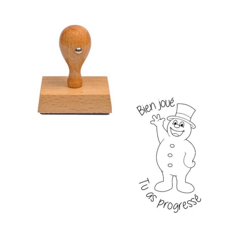 Tampon enseignant Bien joué, tu as progressé n°36