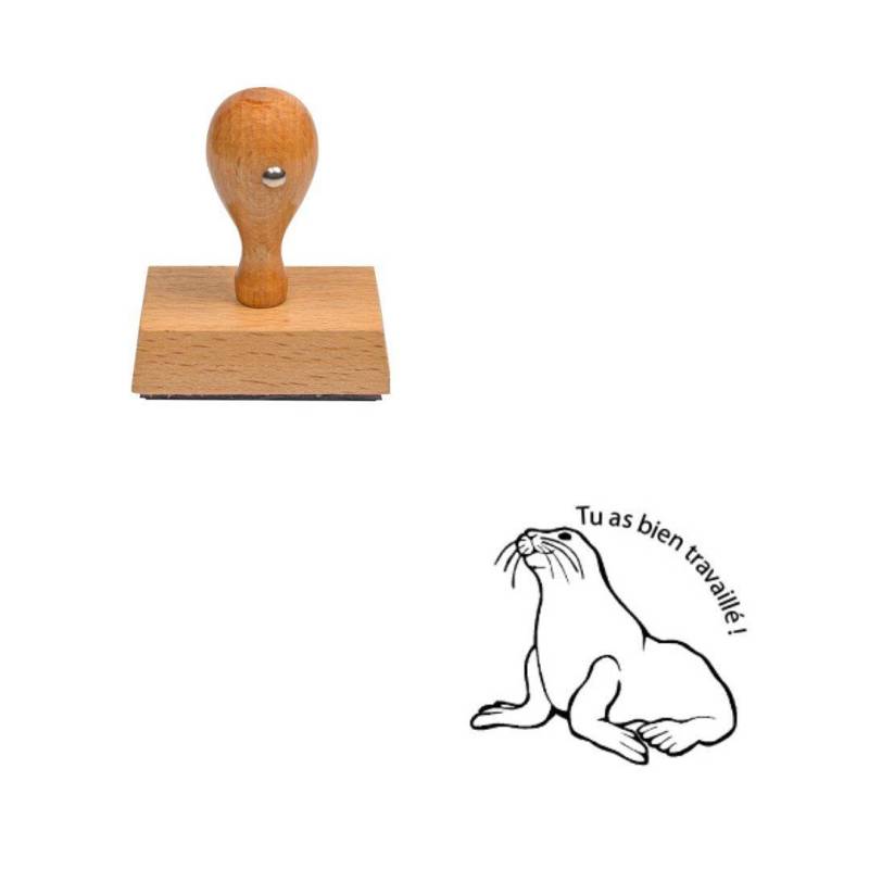 Tampon enseignant Tu as bien travaillé n°378