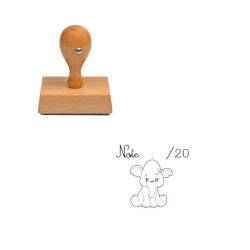 Tampon enseignant Note sur 20 éléphant n°386