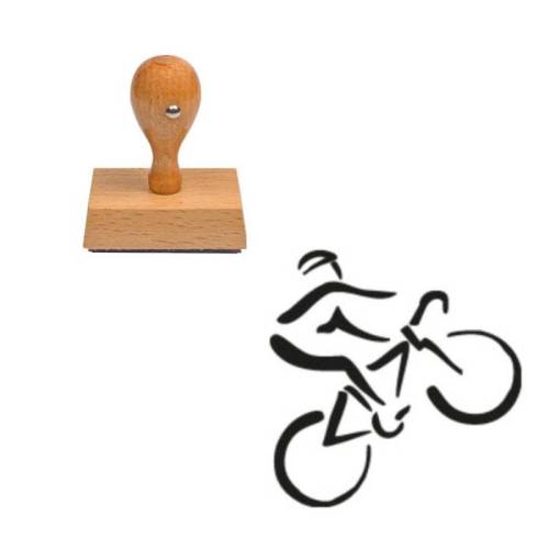 Tampon sport acrobate en bois Tampon sport acrobate en bois