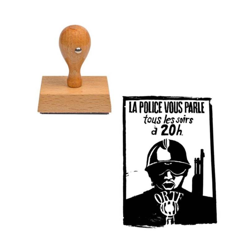 Tampon Mai 68 La police vous parle