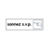 Plaque sonnez s.v.p