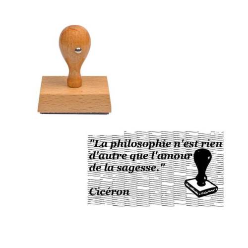 Tampon scrapbooking Diction : "La Philosophie" Tampon scrapbooking Diction : "La Philosophie"