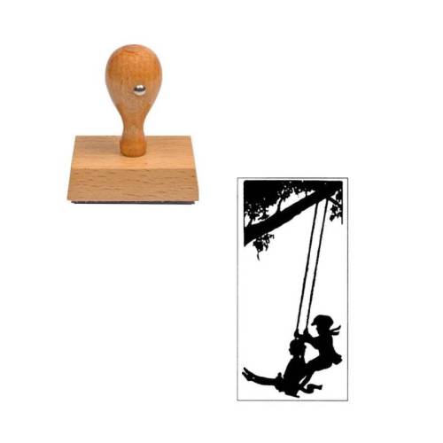 Tampon gravure ancienne tableau balançoire Tampon gravure ancienne tableau balançoire