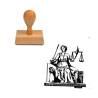 Tampon gravure ancienne justice