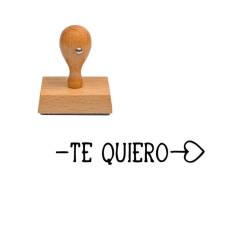 Tampon scrapbooking Te quiero