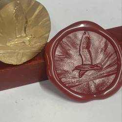Cachet de cire oiseau
