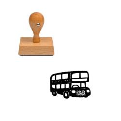 Tampon Bus Londonien en bois