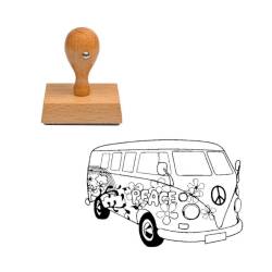 Tampon Camionnette Scooby-Doo en bois