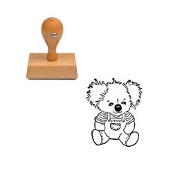 Tampon nounours Koala en bois