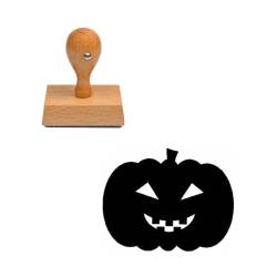 Tampon Halloween grosse citrouille