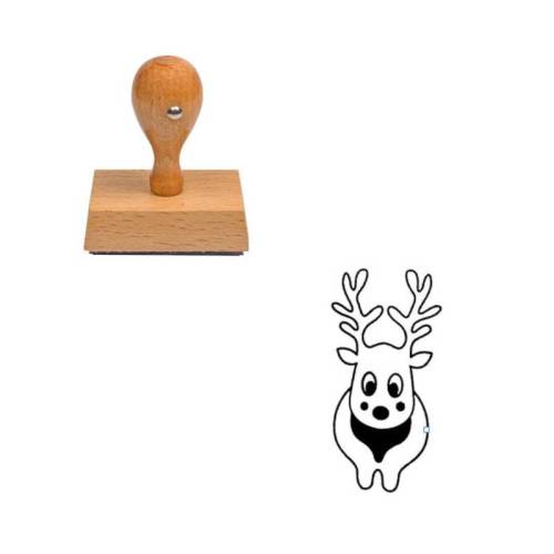 Tampon Noël Cerf Tampon Noël Cerf