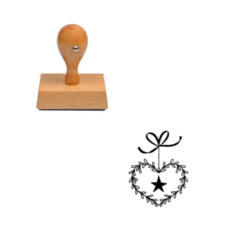 Tampon Noël Coeur