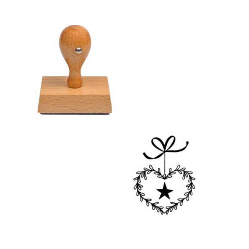 Tampon Noël Coeur Tampon Noël Coeur