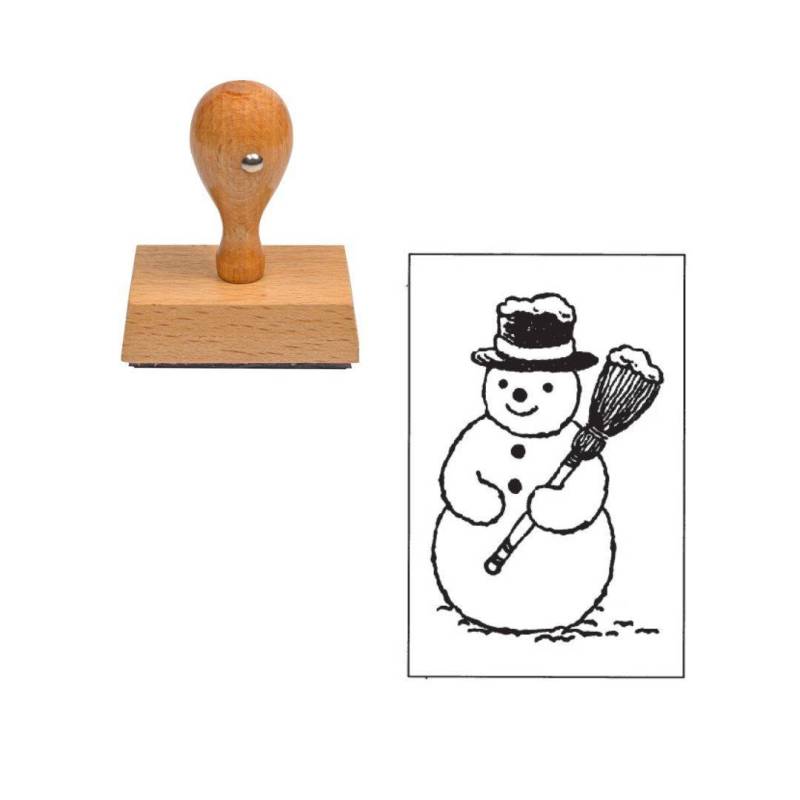Tampon Noël Bonhomme de neige