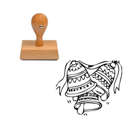 Tampon Pâques avec les cloches Tampon Pâques avec les cloches