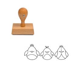 Tampon Pâques Famille de poussin
