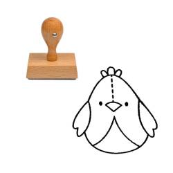 Tampon Pâques avec un poussin
