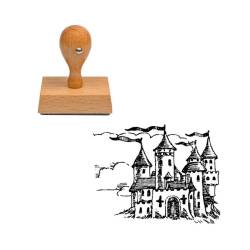 Tampon conte de fée Château de la princesse en bois