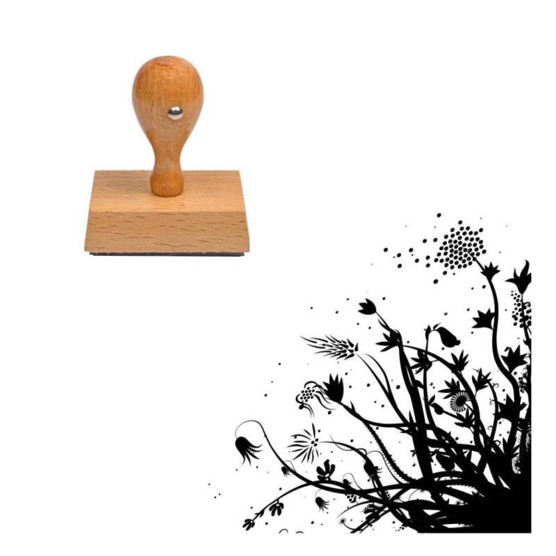 Tampon fleur au vent