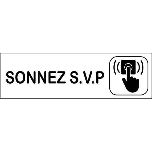 Plaque Sonnez svp