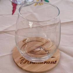 Sous verre en bois