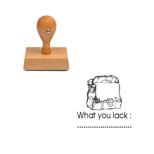 Tampon anglais What you lack Tampon anglais What you lack