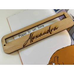 Aide à la lecture en bois