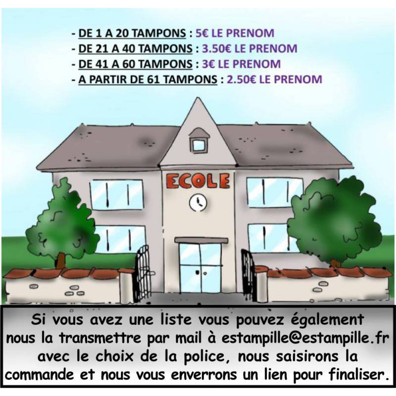 Tampons école Maternelle