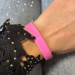 Bracelet SOS enfant rose