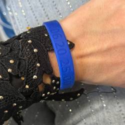 Bracelet SOS bleu