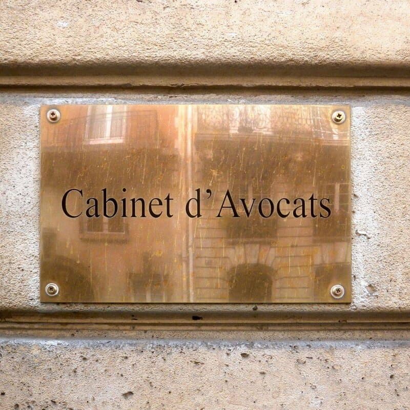 Plaque professionnelle
