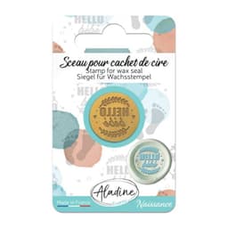 Sceau pour cachet de cire Hello