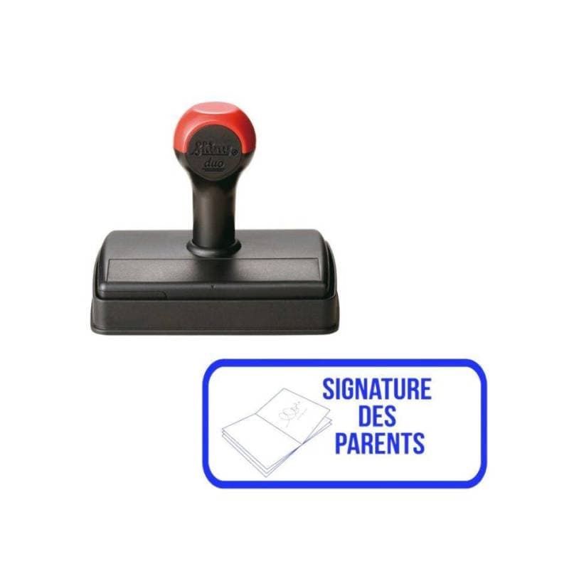 Tampon signature des parents livre Shiny